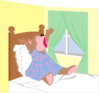 Bear Yawning Clip Art